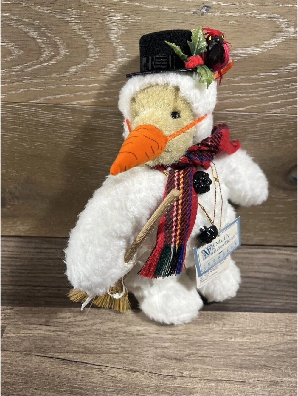 Vintage Muffy VanderBear 1991 Holiday SnowBear